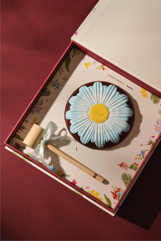 Daisy In Bloom Chocolate Piñata: Light Blue Edition